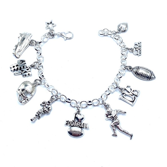 Football Charm Bracelet - Picture 6 of 8